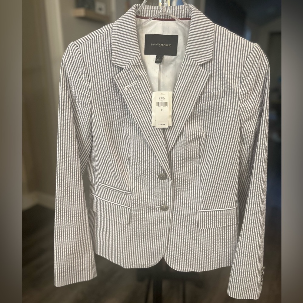 Seersucker Blazer